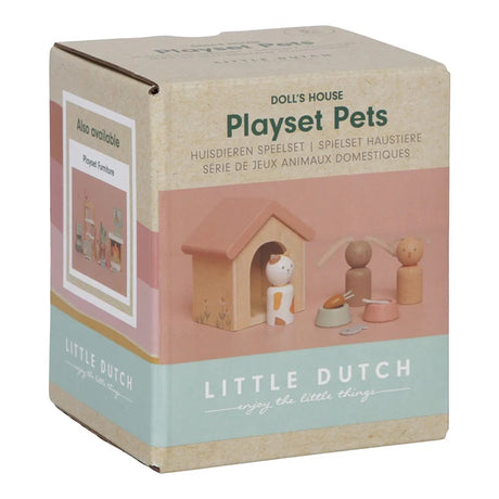 Little Dutch aanvulset Poppenhuis huisdieren FSC
