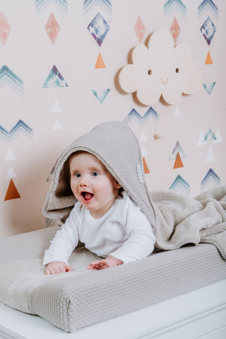 Baby's Only omslagdoek Sky urban taupe