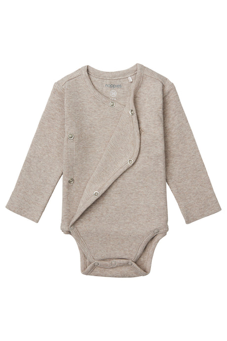 Noppies romper Nino - Taupe Melange